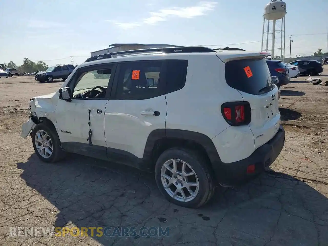 2 Photograph of a damaged car ZACNJDBB8MPM59539 JEEP RENEGADE 2021