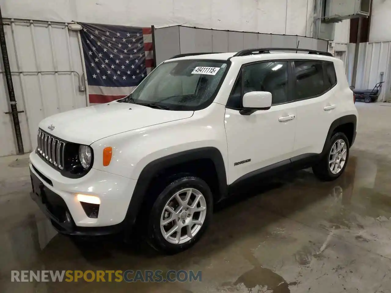1 Photograph of a damaged car ZACNJDBB8MPN32506 JEEP RENEGADE 2021