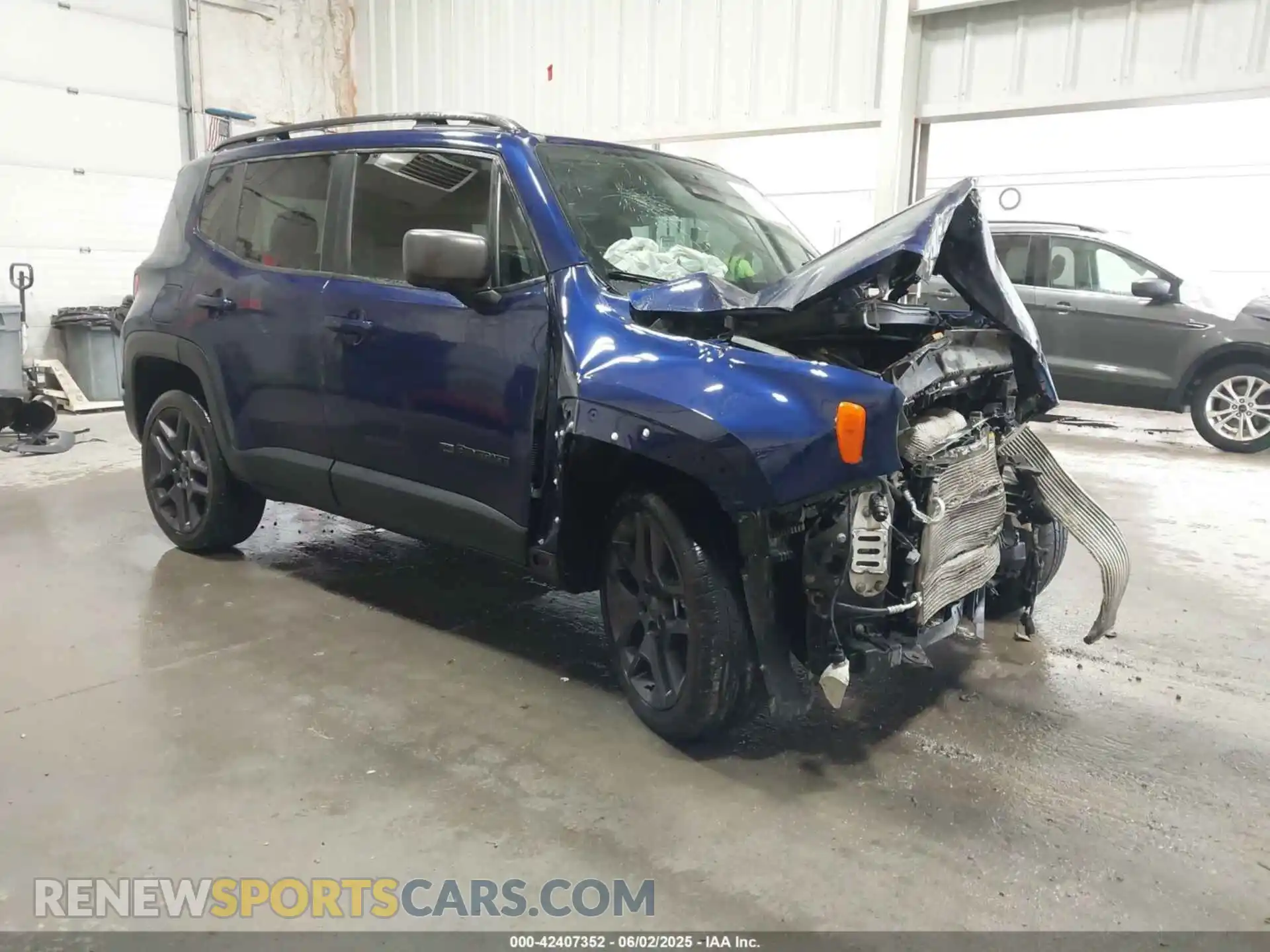 1 Photograph of a damaged car ZACNJDBB8MPN35325 JEEP RENEGADE 2021