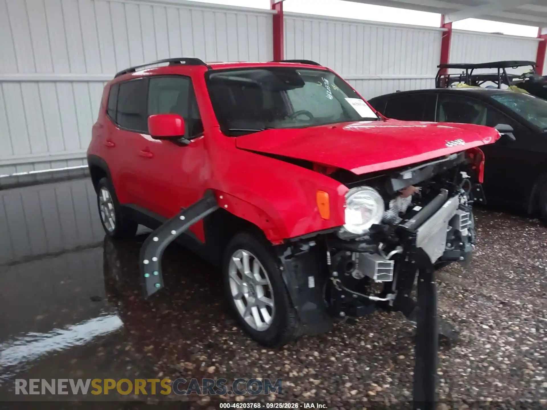 1 Photograph of a damaged car ZACNJDBB9MPM54043 JEEP RENEGADE 2021