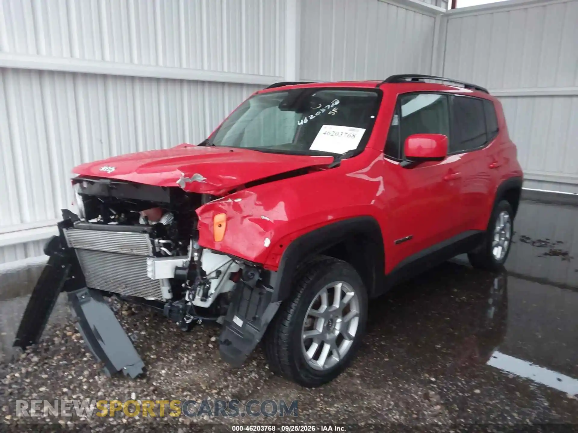 2 Photograph of a damaged car ZACNJDBB9MPM54043 JEEP RENEGADE 2021