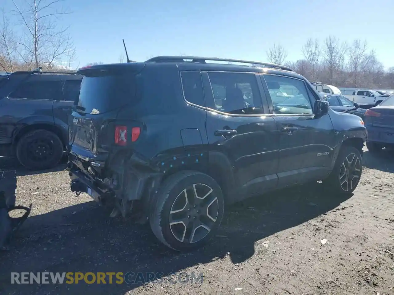 3 Photograph of a damaged car ZACNJDBB9MPM77273 JEEP RENEGADE 2021