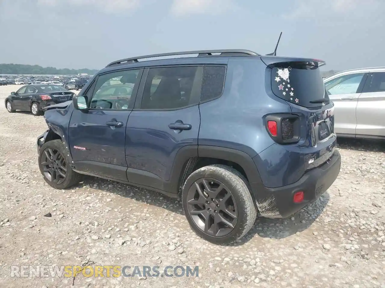 2 Photograph of a damaged car ZACNJDBB9MPN36872 JEEP RENEGADE 2021