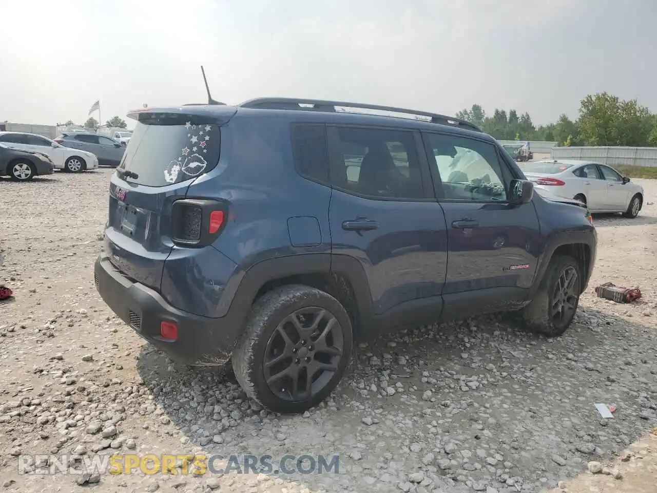 3 Photograph of a damaged car ZACNJDBB9MPN36872 JEEP RENEGADE 2021
