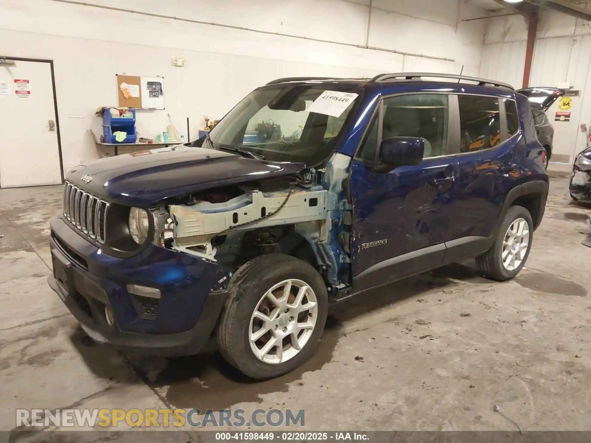 2 Photograph of a damaged car ZACNJDBBXMPM41852 JEEP RENEGADE 2021