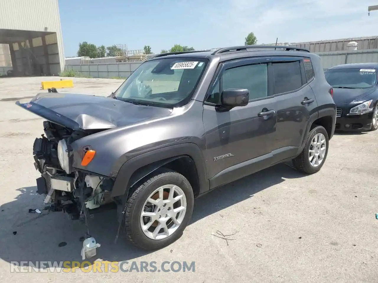 1 Photograph of a damaged car ZACNJDBBXMPM56884 JEEP RENEGADE 2021