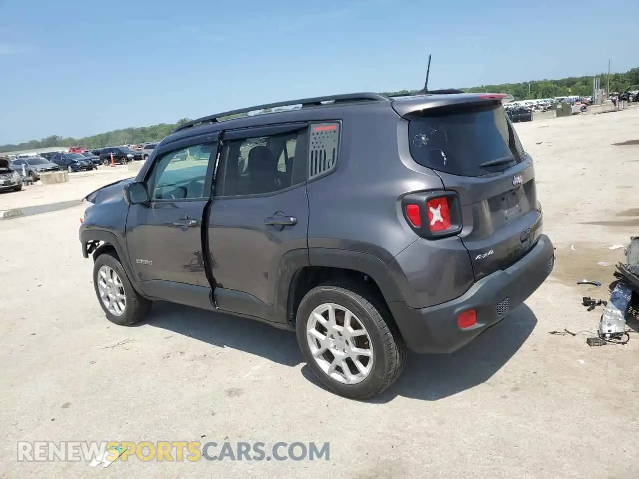 2 Photograph of a damaged car ZACNJDBBXMPM56884 JEEP RENEGADE 2021