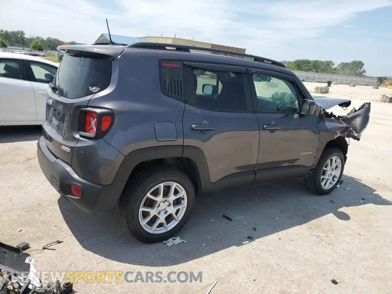3 Photograph of a damaged car ZACNJDBBXMPM56884 JEEP RENEGADE 2021
