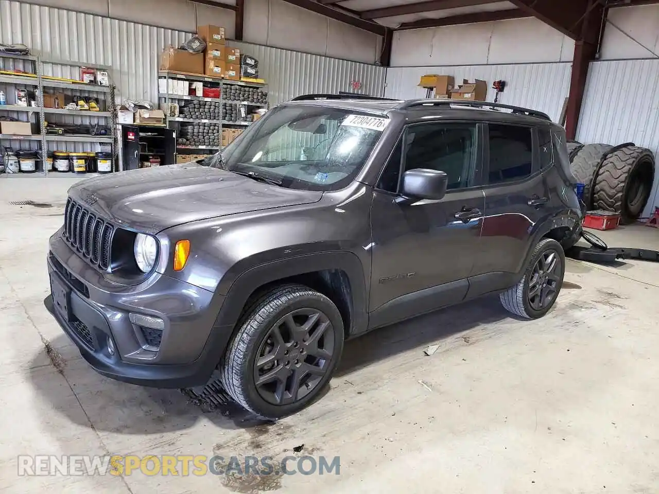 1 fotografías del automóvil dañado ZACNJDBBXMPM65231 JEEP RENEGADE 2021