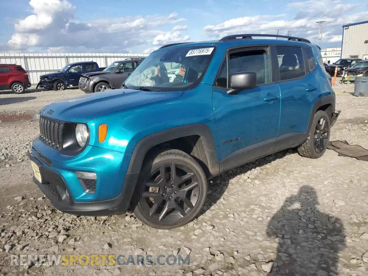 1 Photograph of a damaged car ZACNJDBBXMPM94695 JEEP RENEGADE 2021
