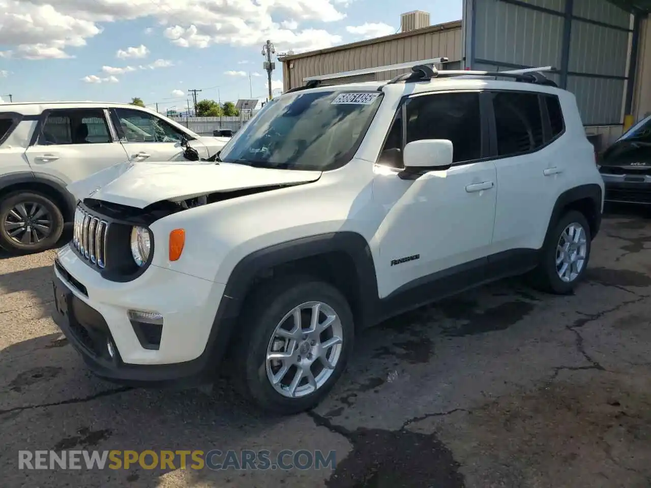 1 Photograph of a damaged car ZACNJDBBXMPN14623 JEEP RENEGADE 2021