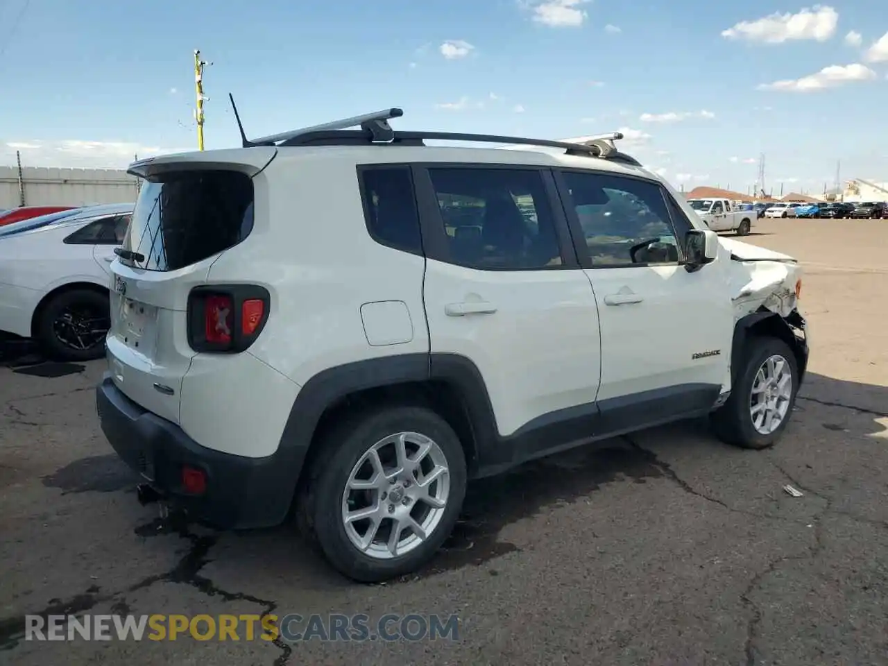 3 Photograph of a damaged car ZACNJDBBXMPN14623 JEEP RENEGADE 2021