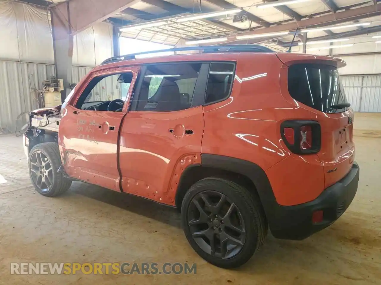2 Photograph of a damaged car ZACNJDBBXMPN27145 JEEP RENEGADE 2021