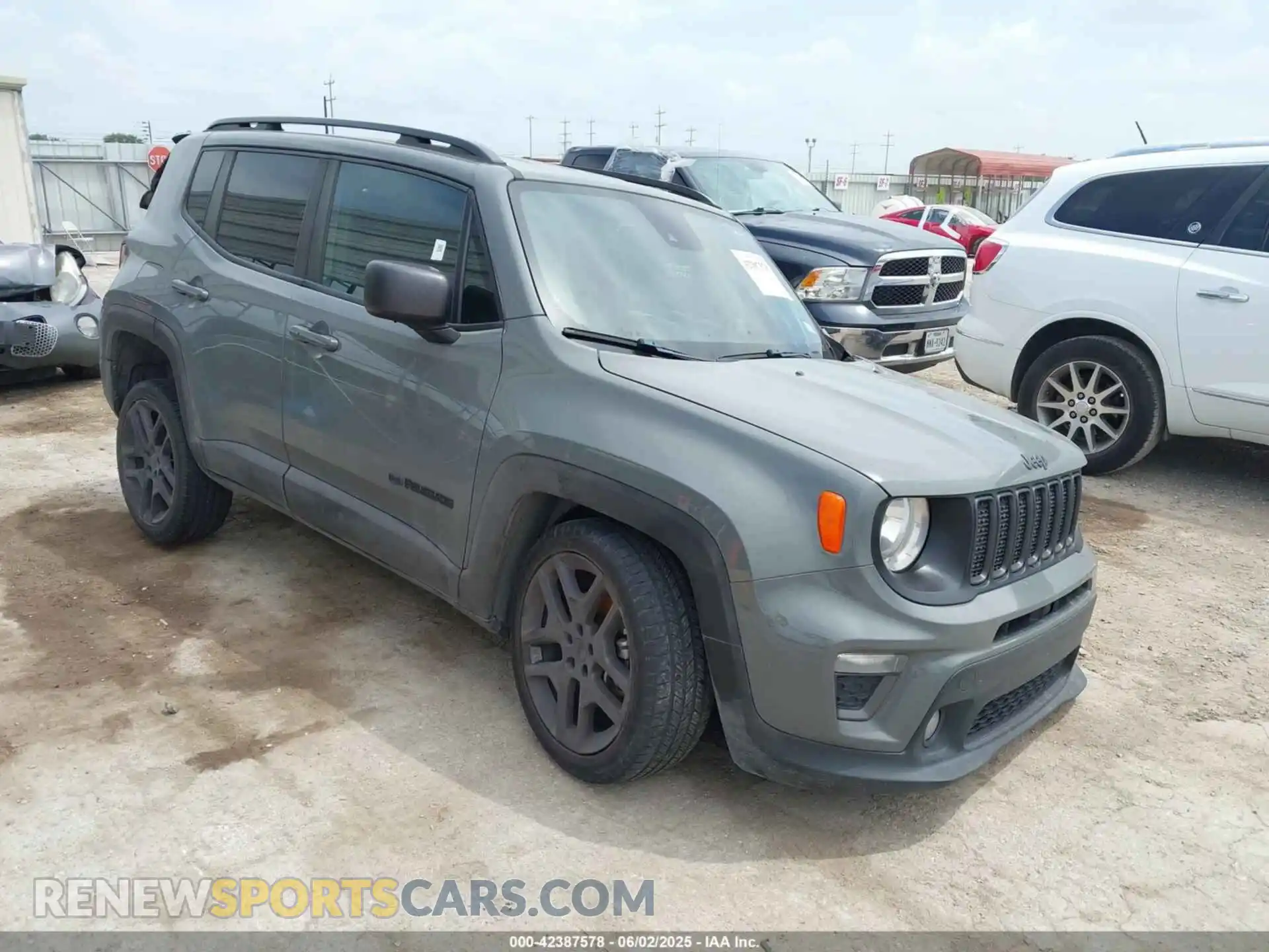 1 Photograph of a damaged car ZACNJDBBXMPN28392 JEEP RENEGADE 2021