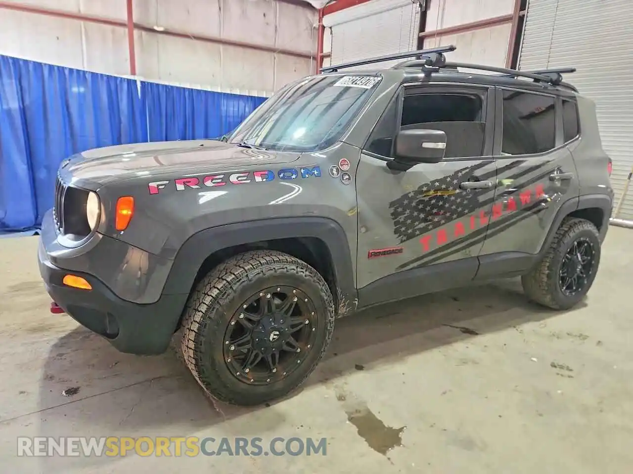 1 Photograph of a damaged car ZACNJDC10MPM20546 JEEP RENEGADE 2021