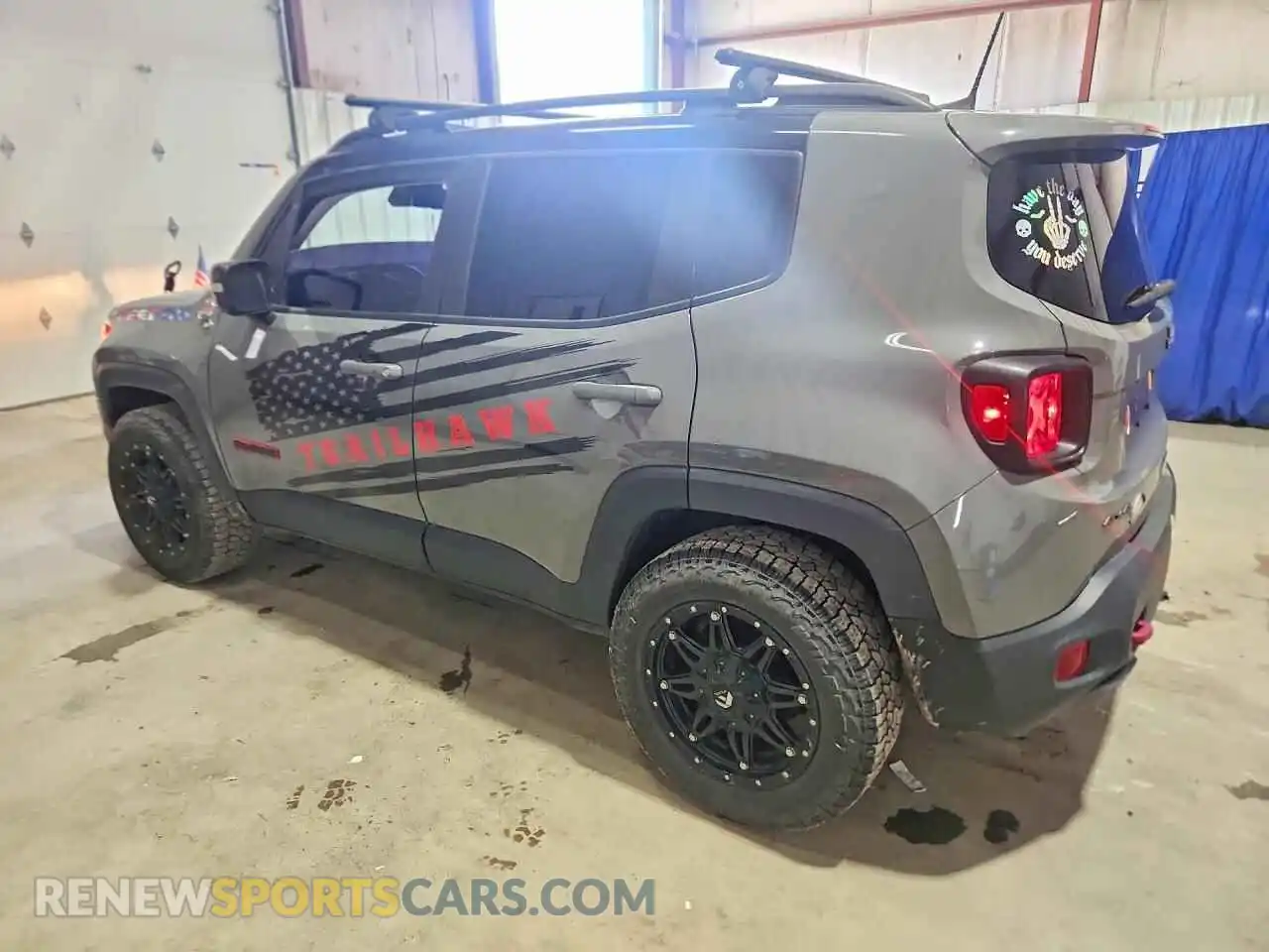 2 Photograph of a damaged car ZACNJDC10MPM20546 JEEP RENEGADE 2021
