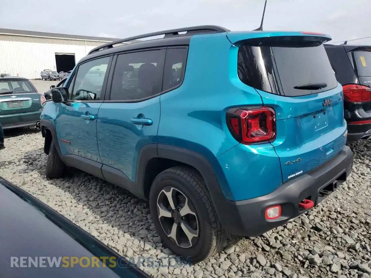 2 Photograph of a damaged car ZACNJDC11MPM36660 JEEP RENEGADE 2021