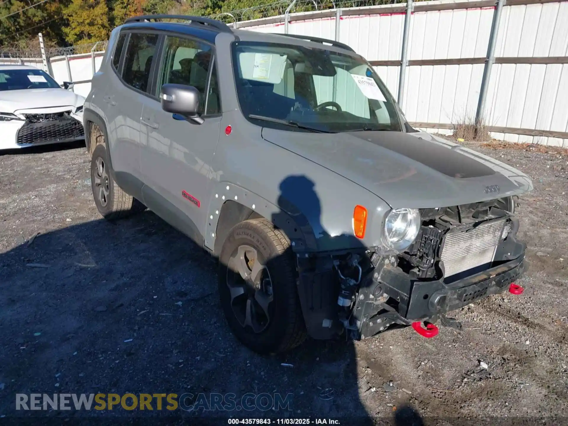 1 Photograph of a damaged car ZACNJDC12MPN00950 JEEP RENEGADE 2021