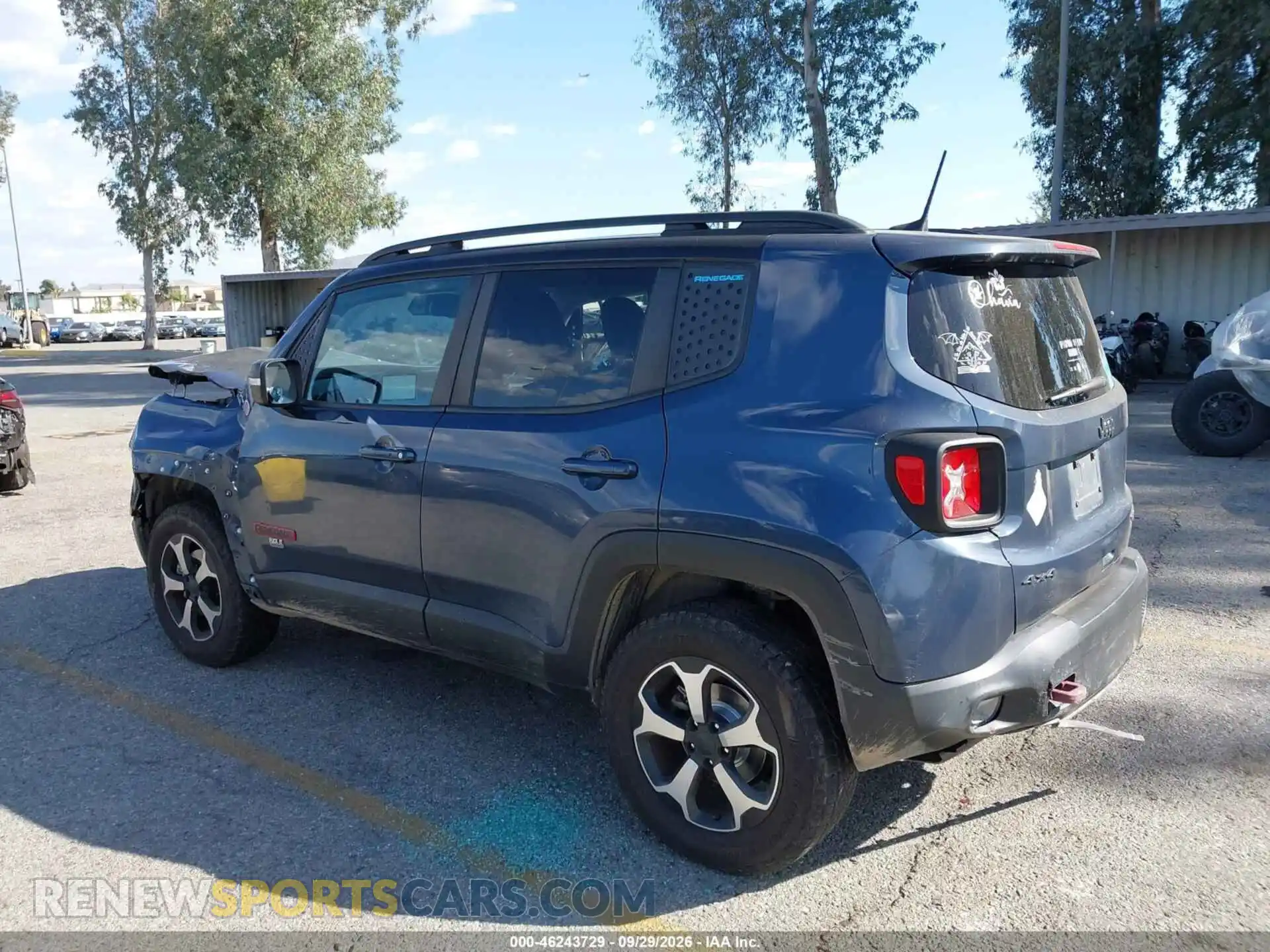 3 Photograph of a damaged car ZACNJDC12MPN25900 JEEP RENEGADE 2021