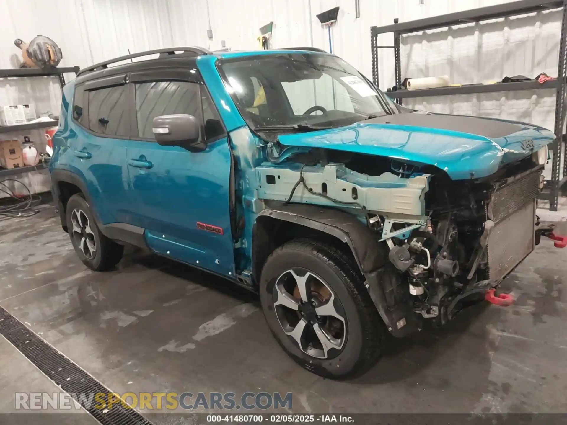 1 Photograph of a damaged car ZACNJDC13MPM13834 JEEP RENEGADE 2021