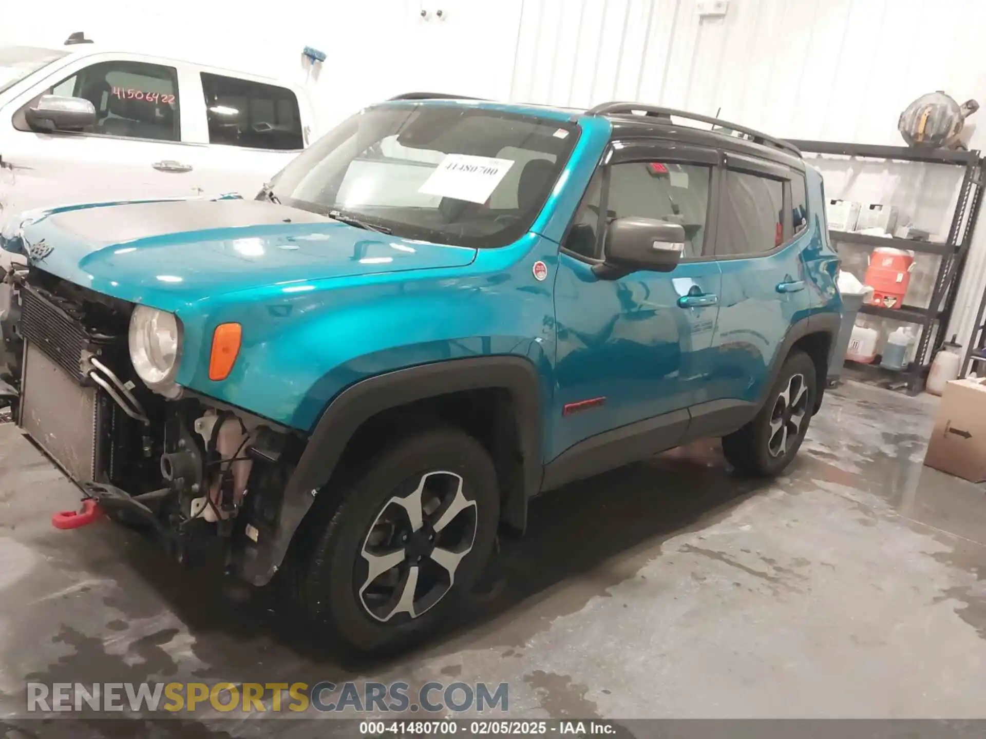 2 Photograph of a damaged car ZACNJDC13MPM13834 JEEP RENEGADE 2021