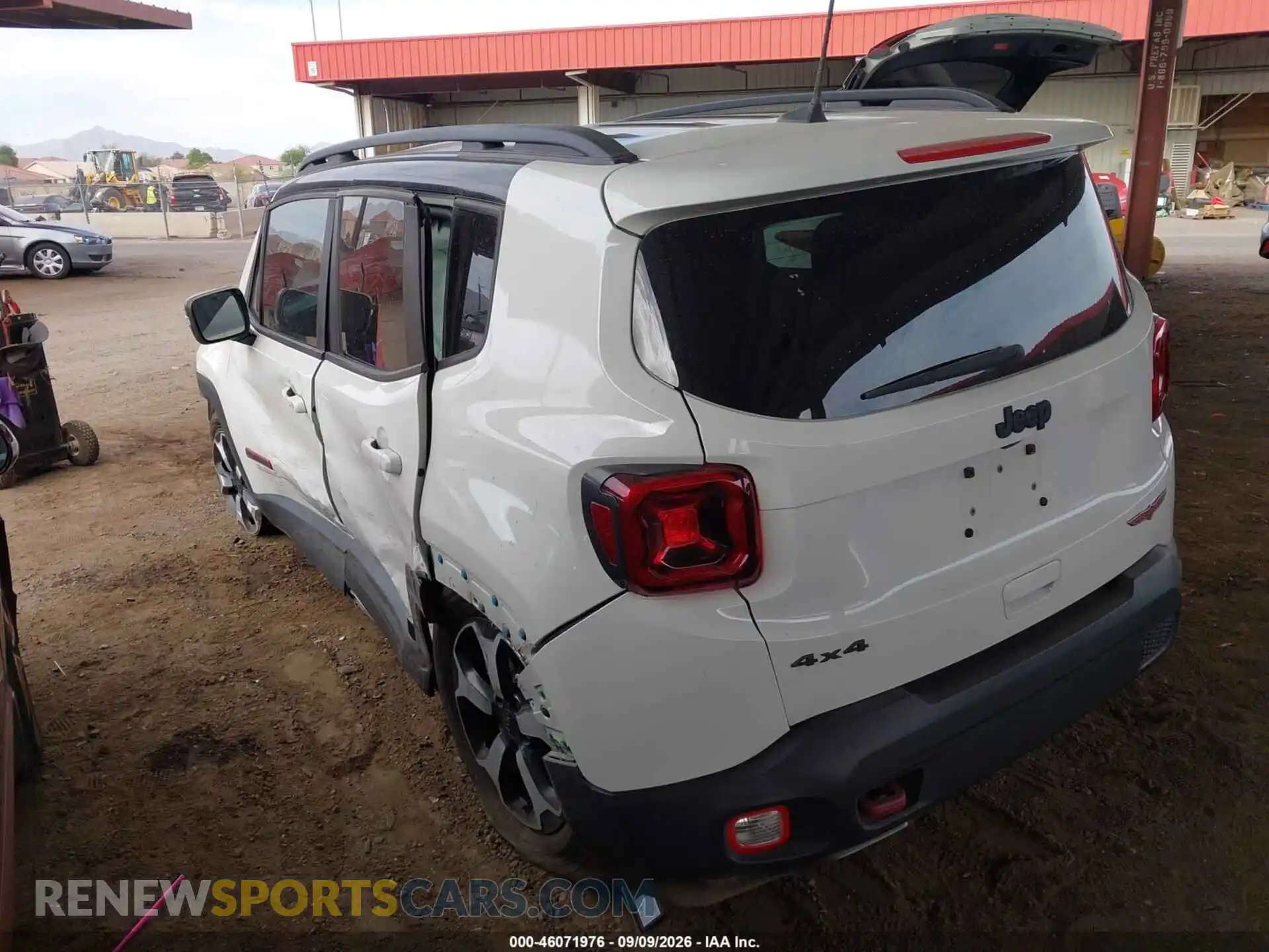 3 Photograph of a damaged car ZACNJDC13MPM36224 JEEP RENEGADE 2021