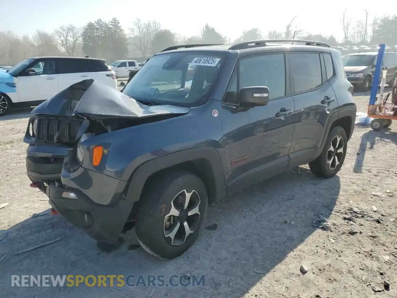1 Photograph of a damaged car ZACNJDC13MPN27221 JEEP RENEGADE 2021