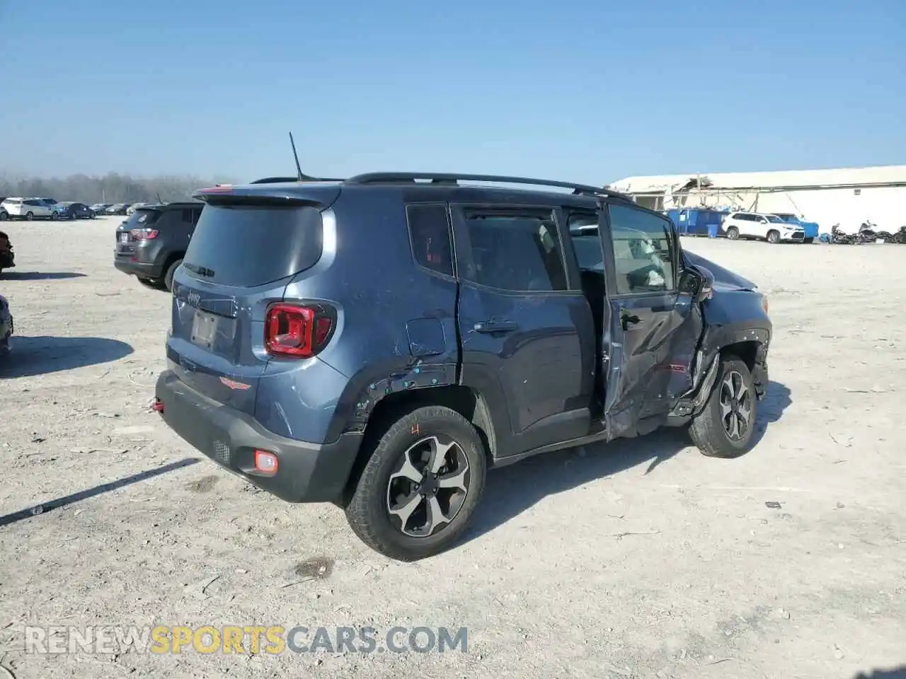 3 Photograph of a damaged car ZACNJDC13MPN27221 JEEP RENEGADE 2021