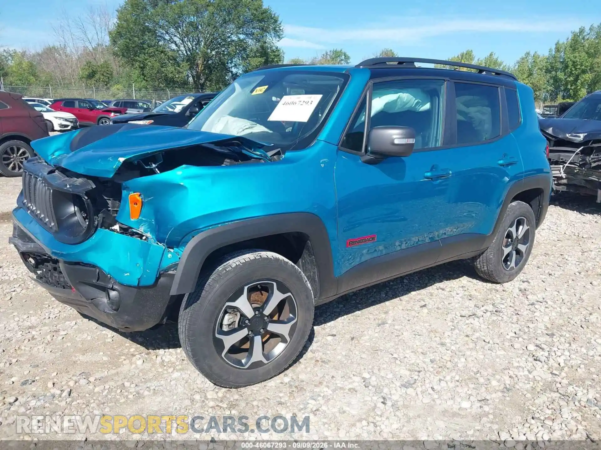 2 Фотография поврежденного автомобиля ZACNJDC13MPN36078 JEEP RENEGADE 2021