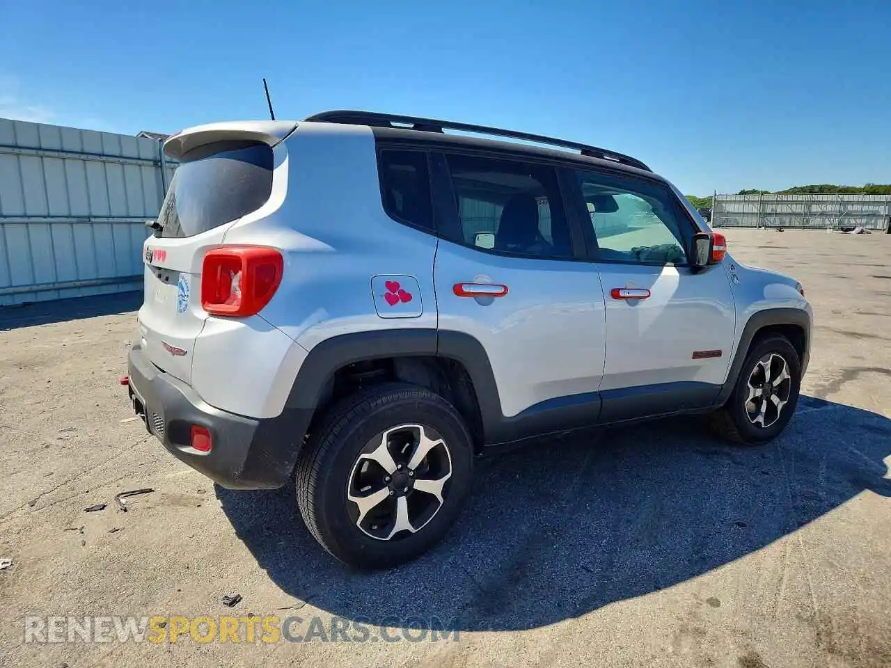 3 Photograph of a damaged car ZACNJDC14MPM68759 JEEP RENEGADE 2021