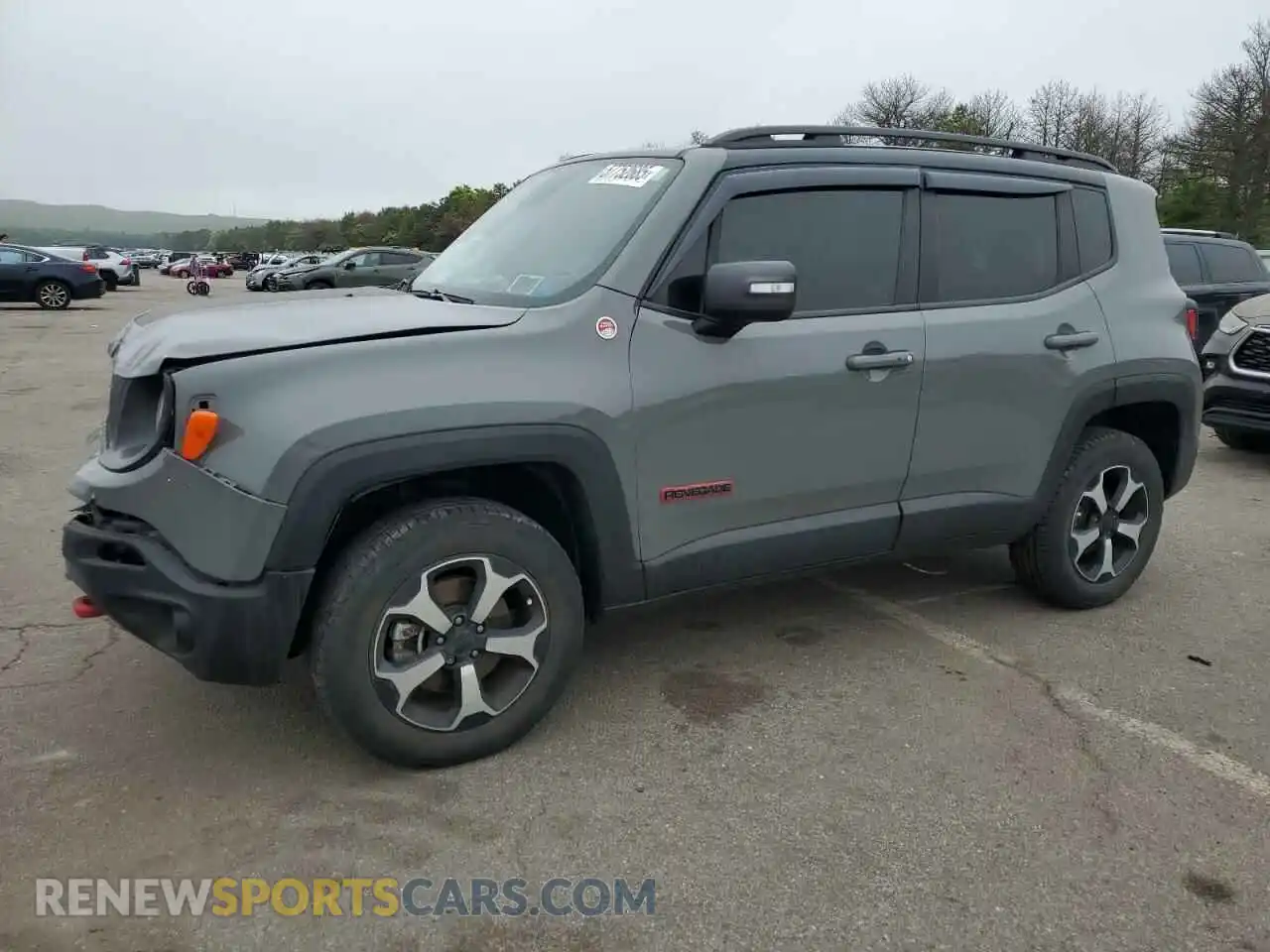 1 Photograph of a damaged car ZACNJDC17MPM92408 JEEP RENEGADE 2021