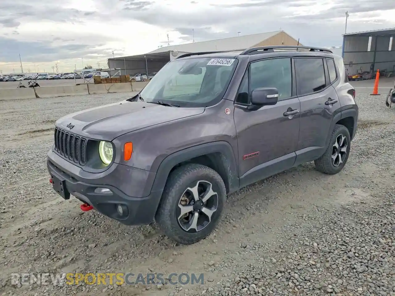 1 Photograph of a damaged car ZACNJDC18MPM48224 JEEP RENEGADE 2021
