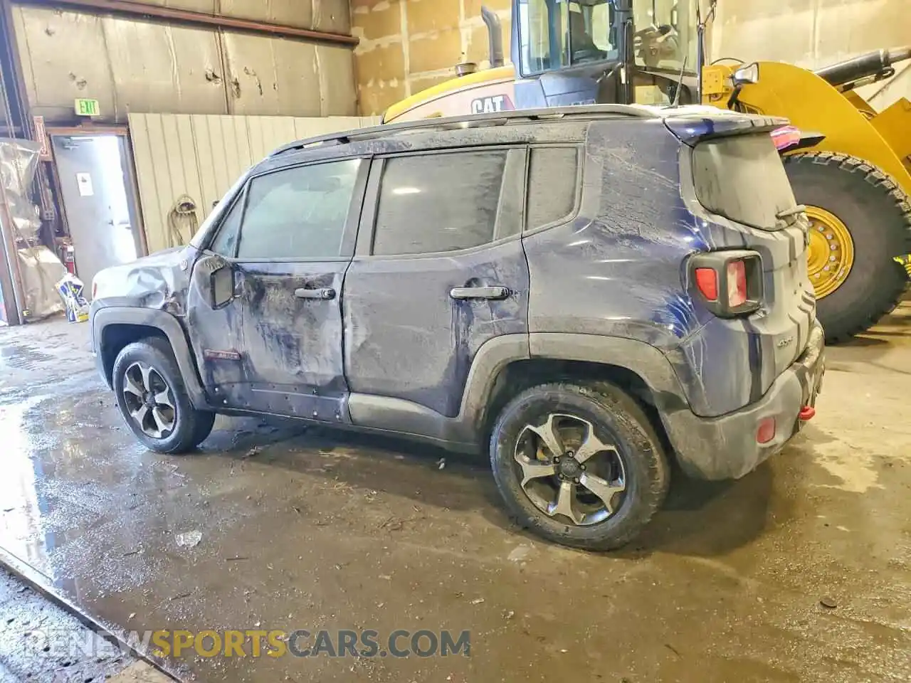 2 fotografías del automóvil dañado ZACNJDC19MPN36666 JEEP RENEGADE 2021