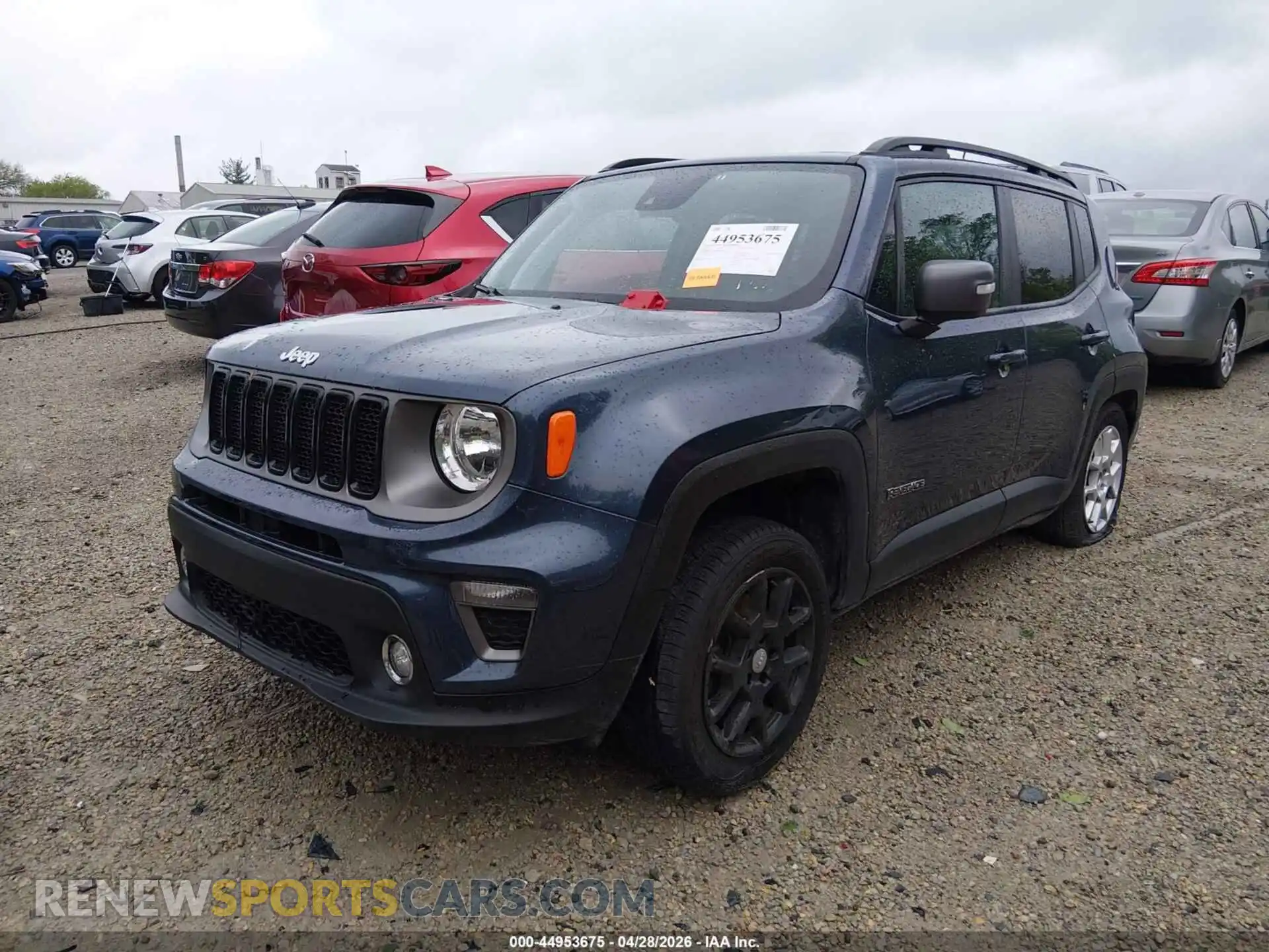 2 Photograph of a damaged car ZACNJDD10MPM26037 JEEP RENEGADE 2021
