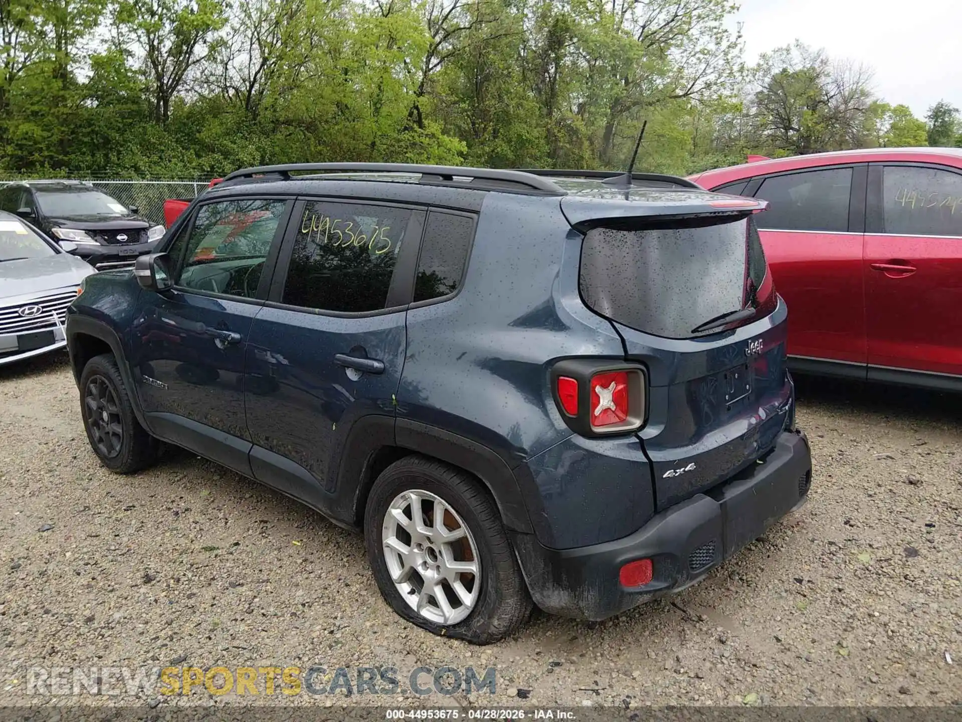 3 Photograph of a damaged car ZACNJDD10MPM26037 JEEP RENEGADE 2021