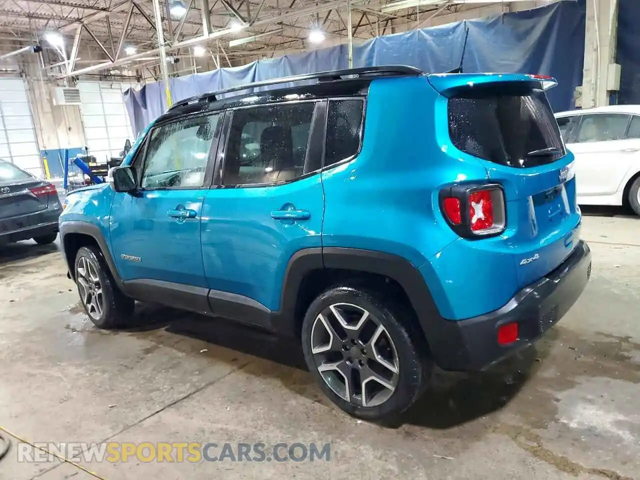 2 Photograph of a damaged car ZACNJDD12MPM08865 JEEP RENEGADE 2021