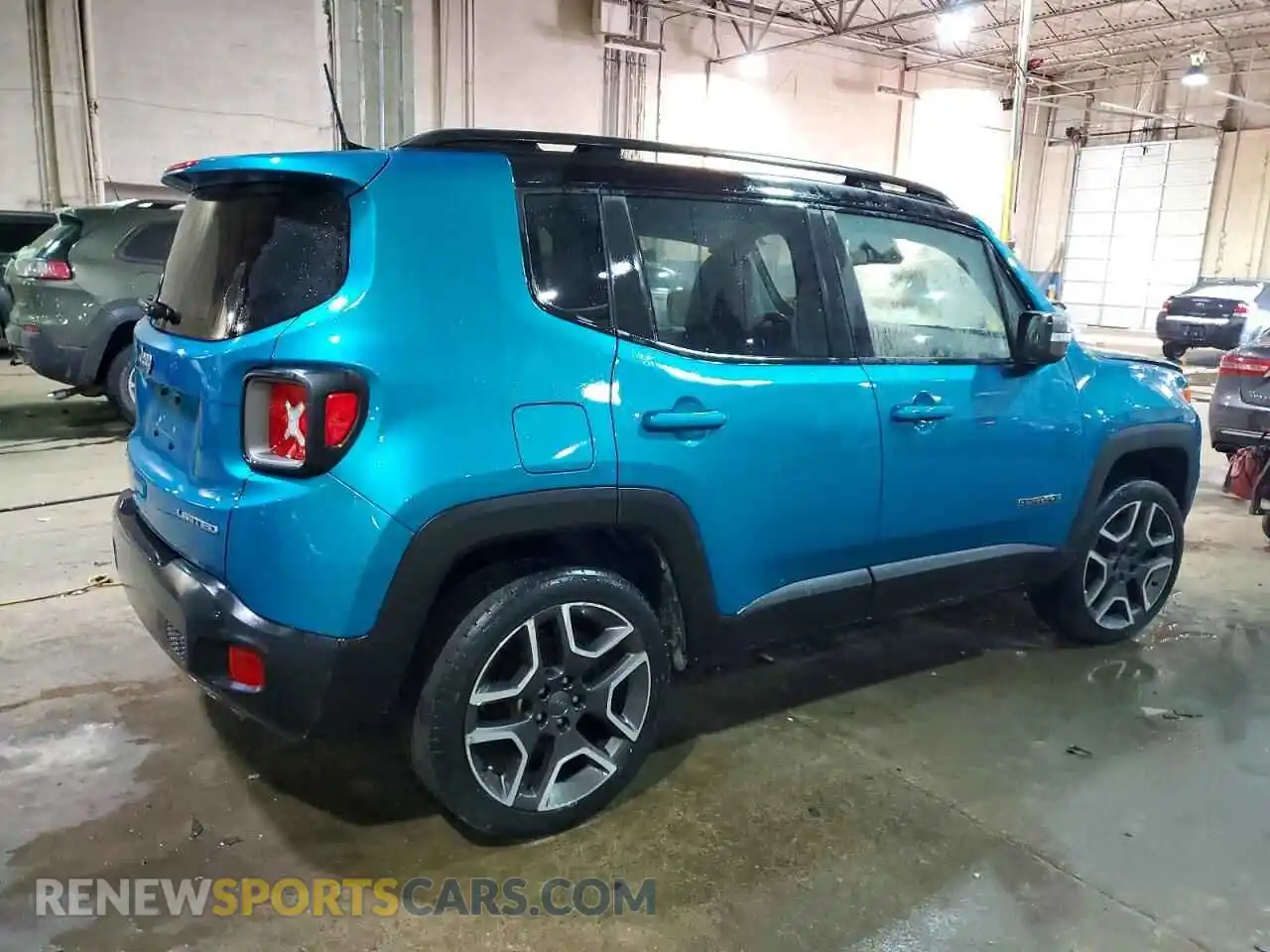 3 Photograph of a damaged car ZACNJDD12MPM08865 JEEP RENEGADE 2021