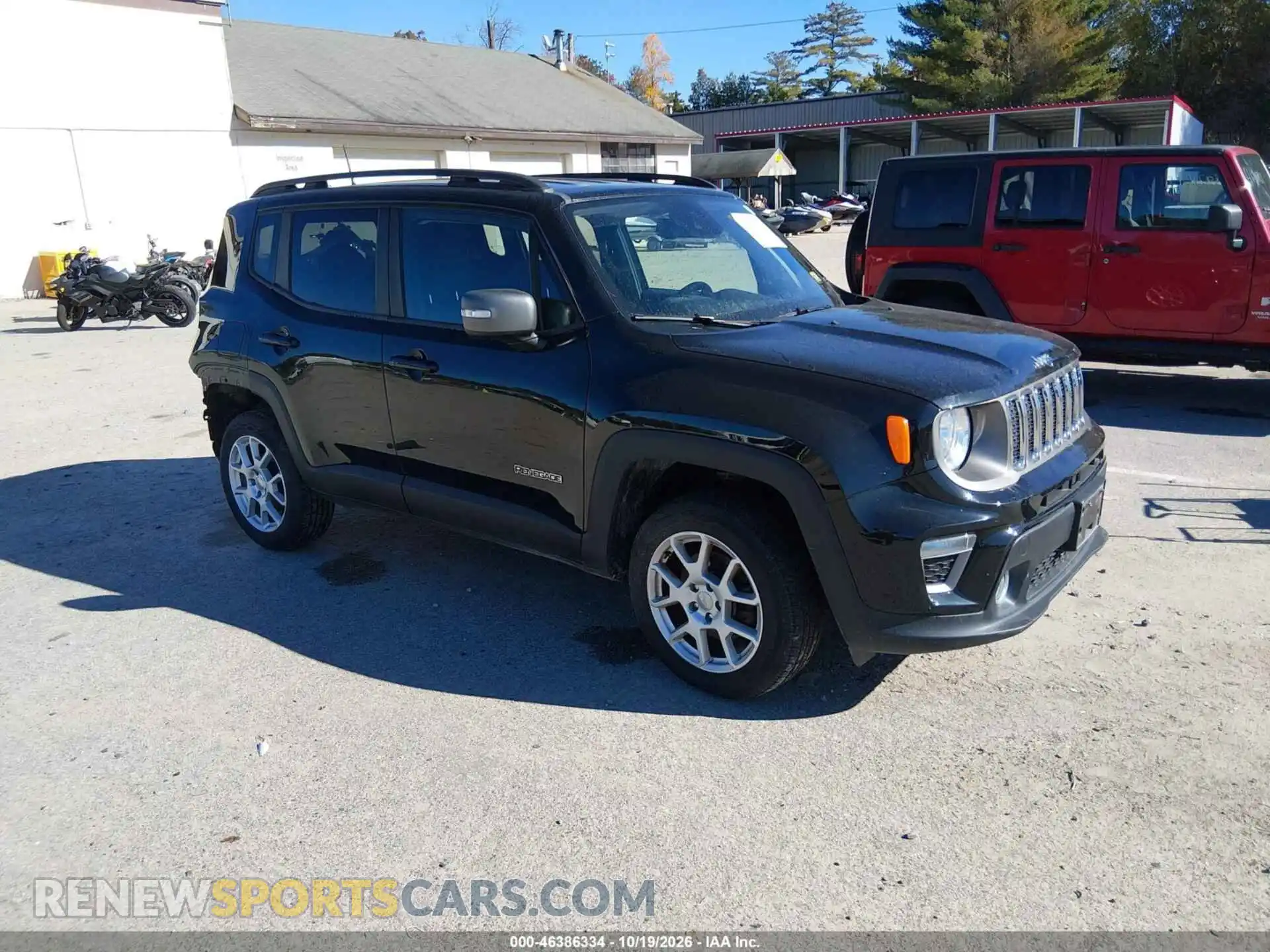 1 Photograph of a damaged car ZACNJDD12MPM20336 JEEP RENEGADE 2021