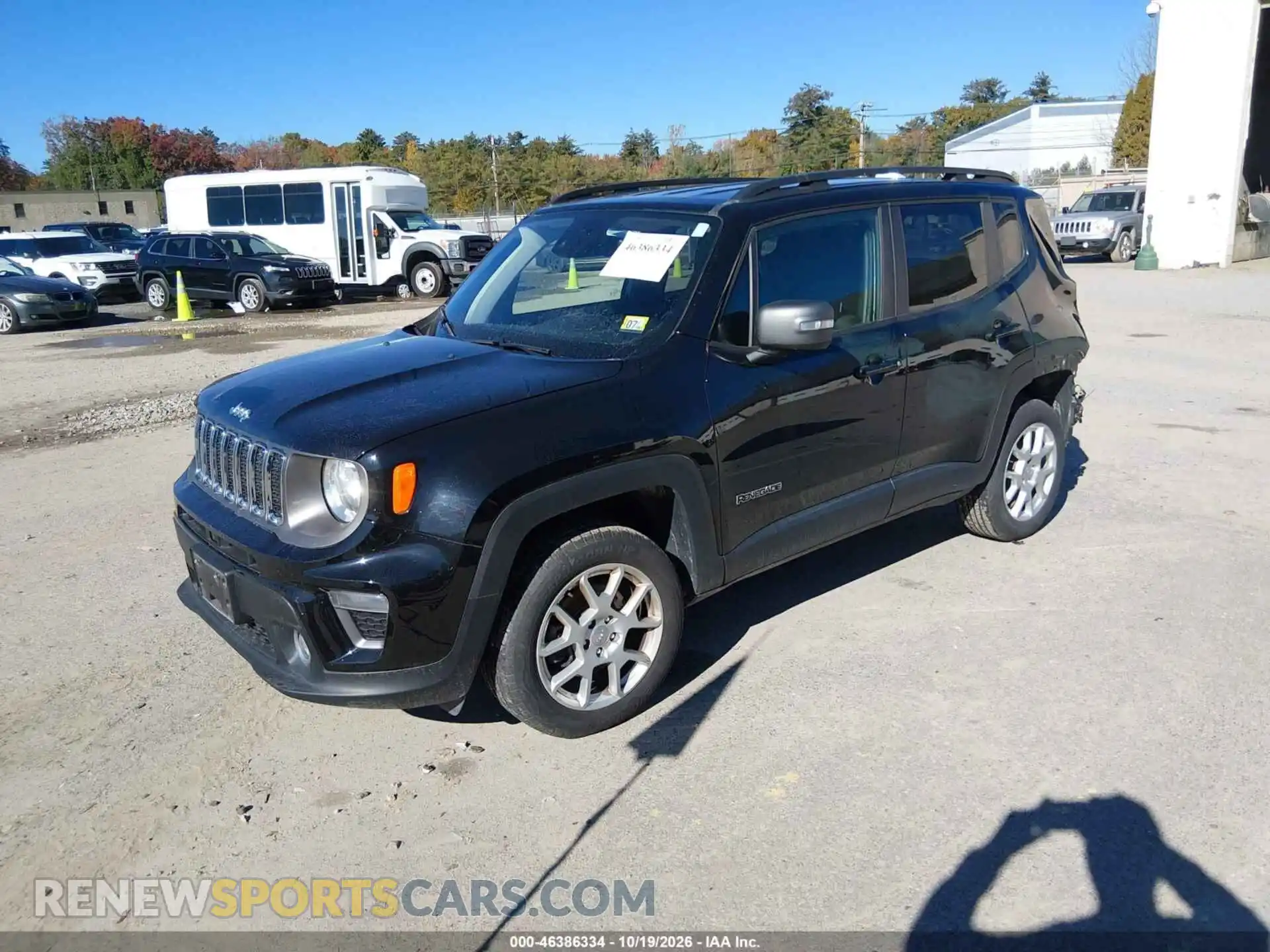 2 Photograph of a damaged car ZACNJDD12MPM20336 JEEP RENEGADE 2021