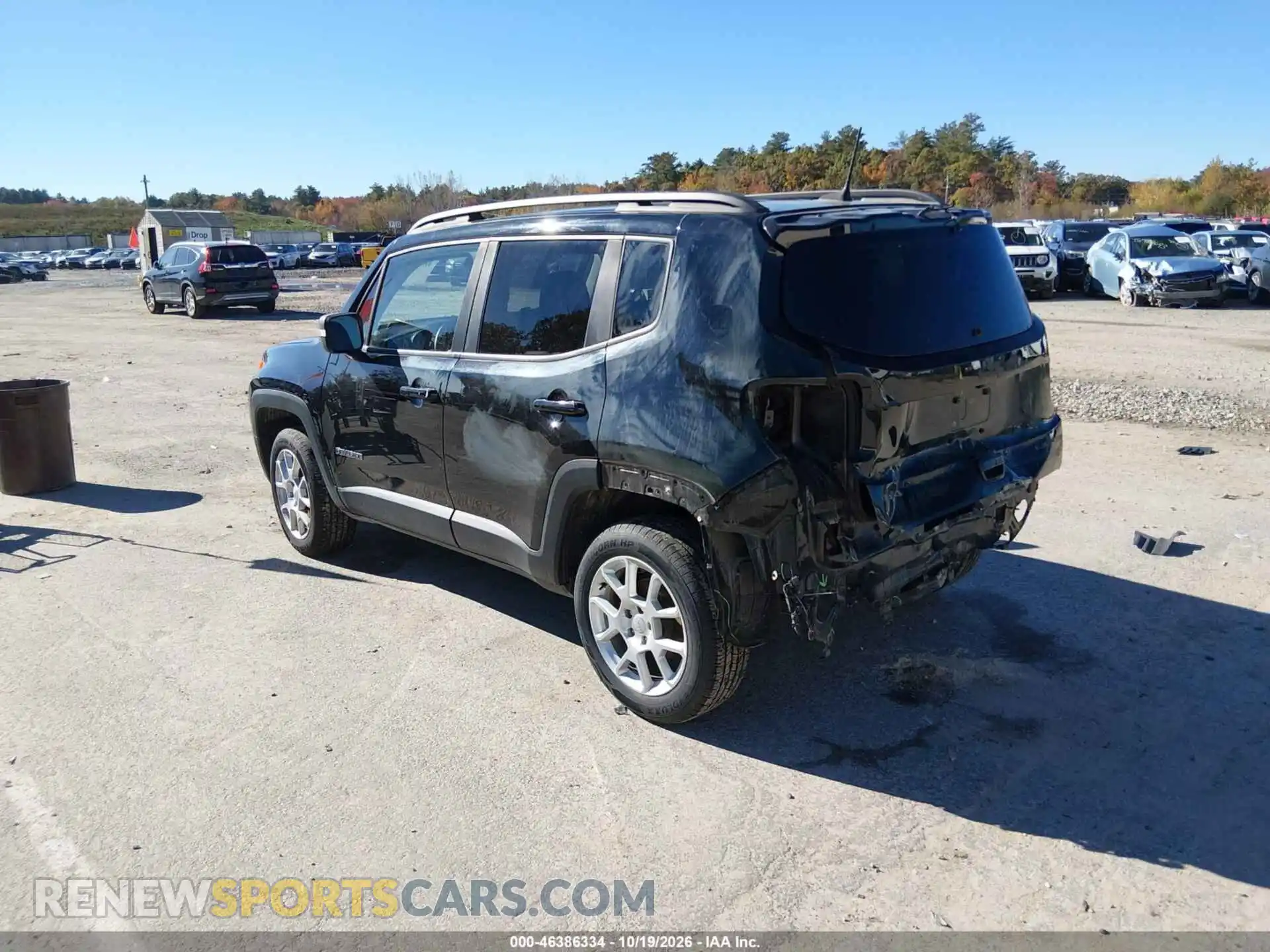 3 Photograph of a damaged car ZACNJDD12MPM20336 JEEP RENEGADE 2021