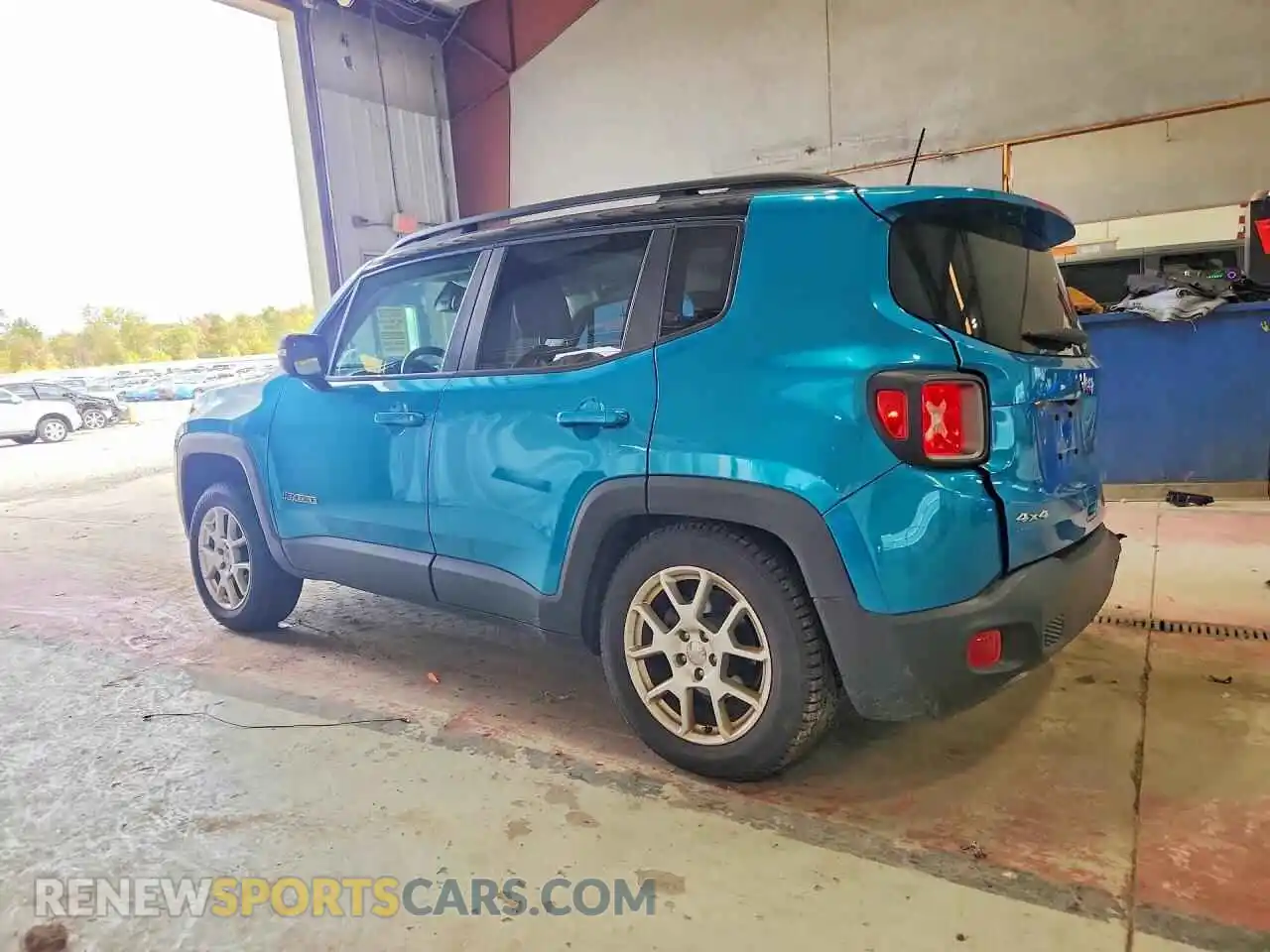 2 Photograph of a damaged car ZACNJDD12MPM45219 JEEP RENEGADE 2021