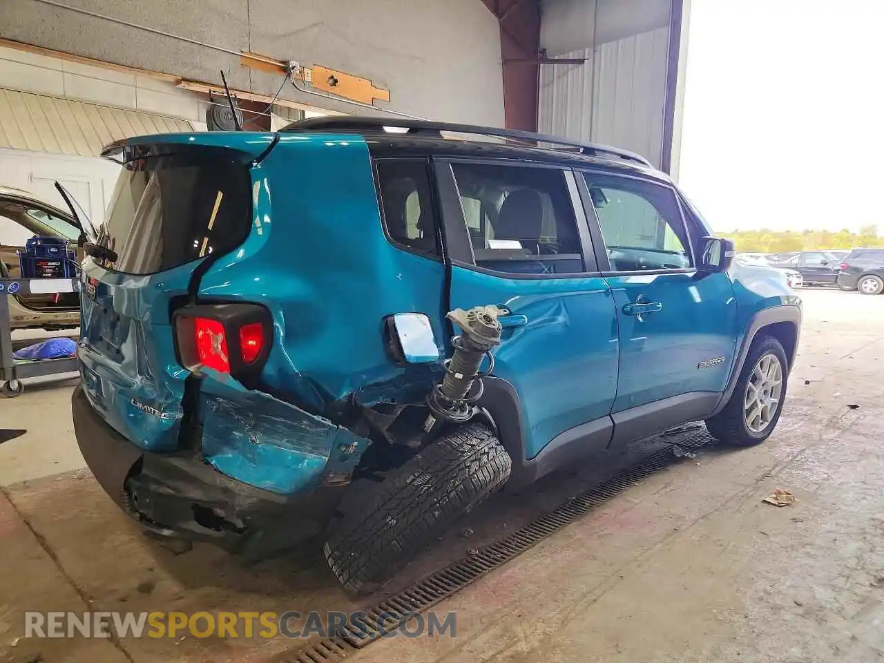 3 Photograph of a damaged car ZACNJDD12MPM45219 JEEP RENEGADE 2021
