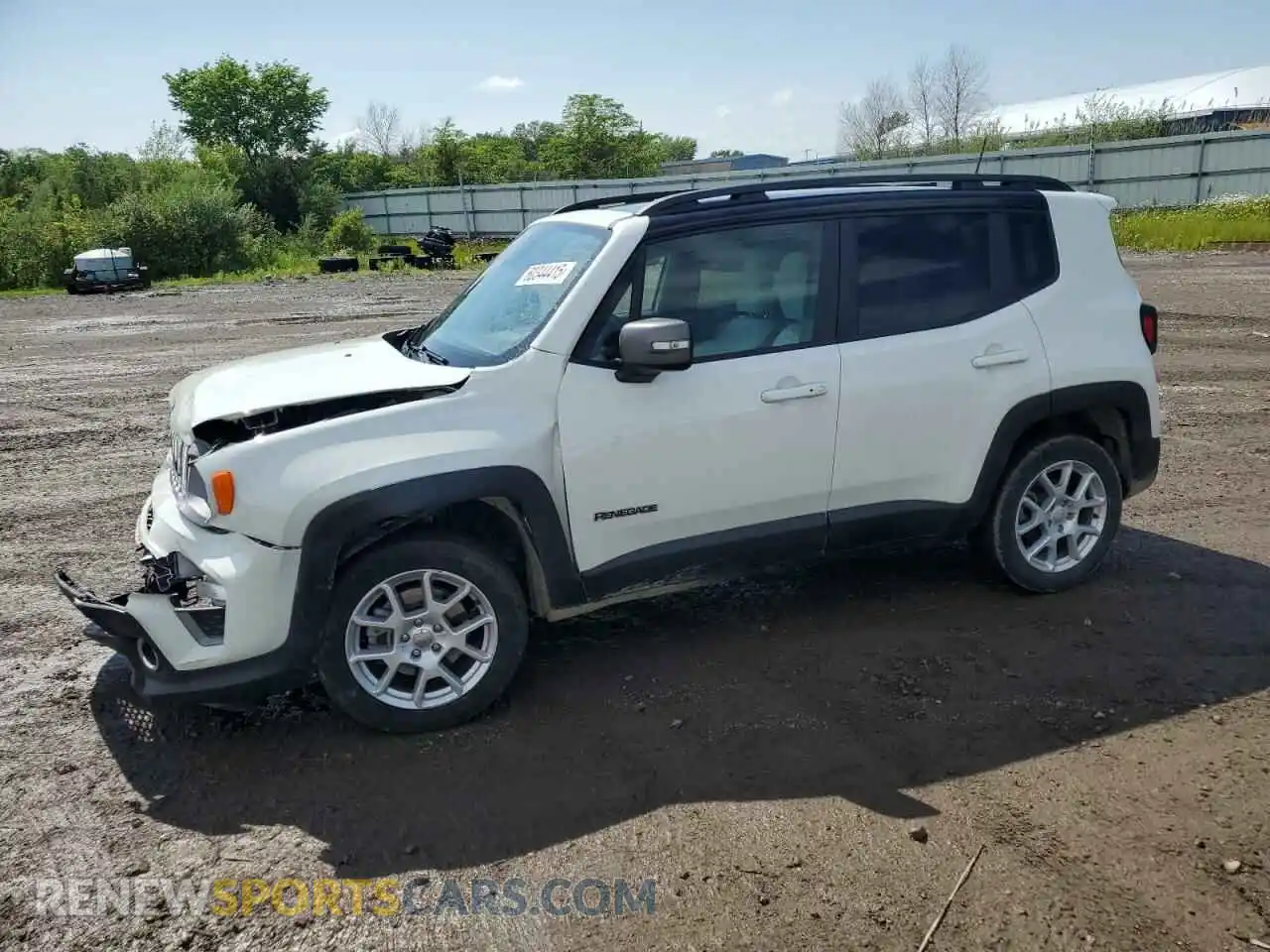 1 Photograph of a damaged car ZACNJDD12MPM95053 JEEP RENEGADE 2021