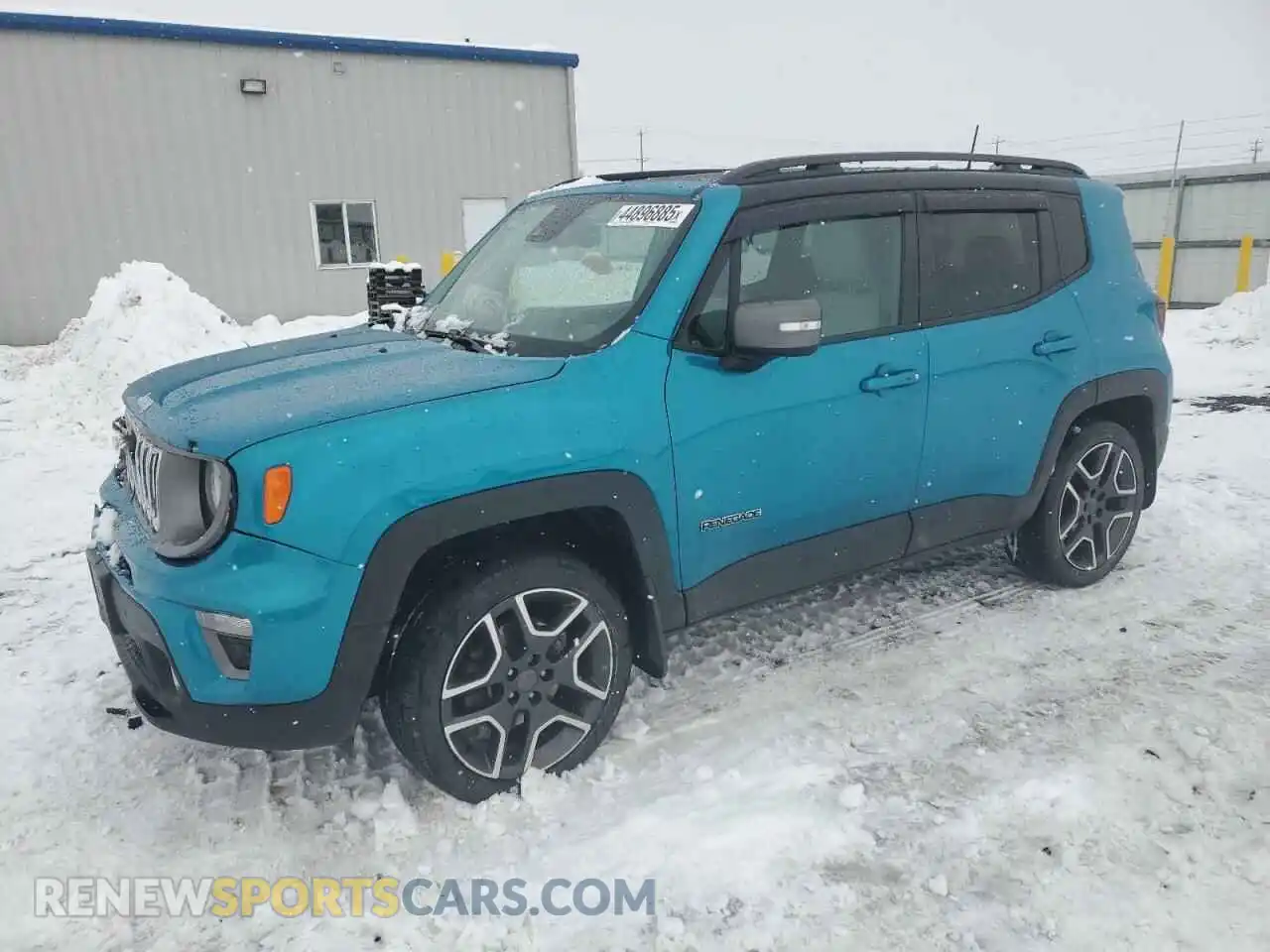 1 Photograph of a damaged car ZACNJDD13MPM13783 JEEP RENEGADE 2021