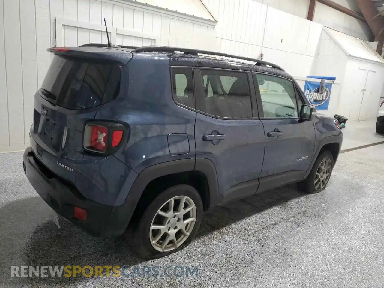 3 Photograph of a damaged car ZACNJDD13MPM40594 JEEP RENEGADE 2021
