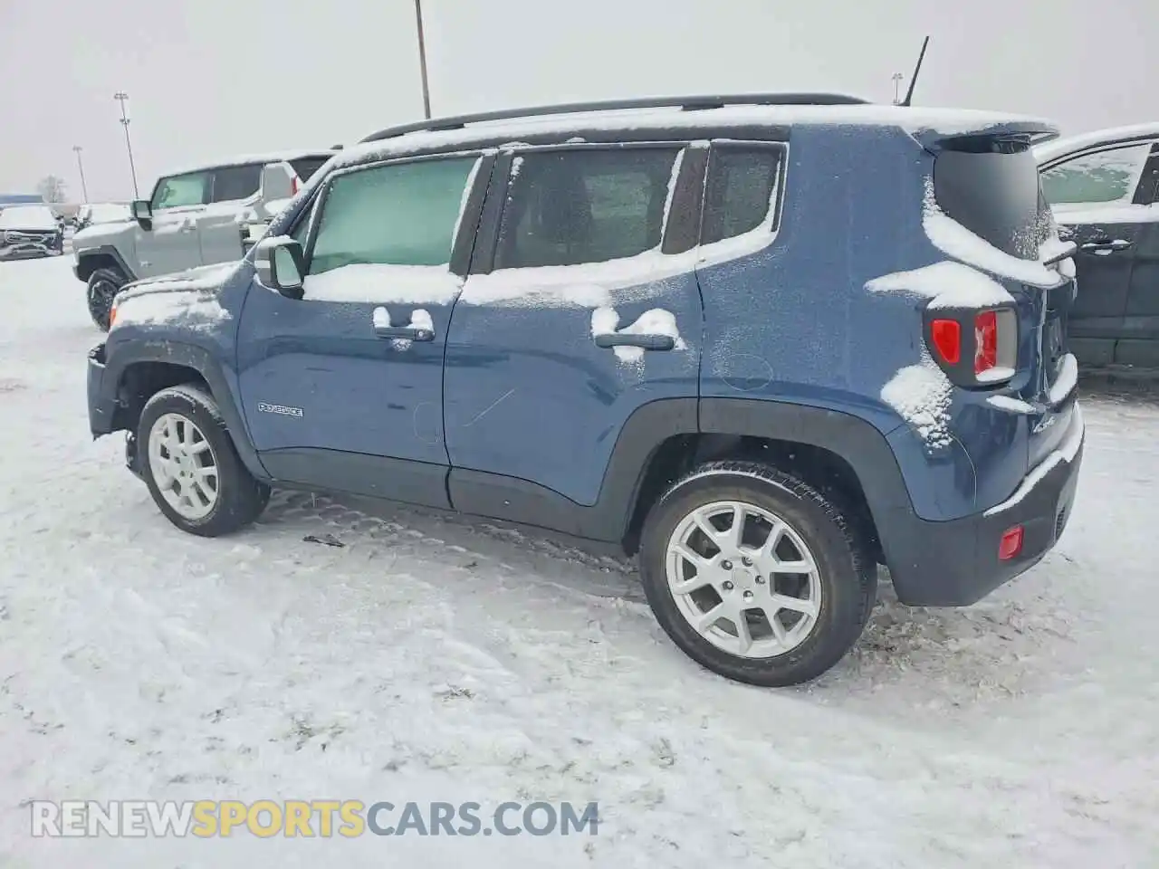 2 Photograph of a damaged car ZACNJDD13MPN31977 JEEP RENEGADE 2021