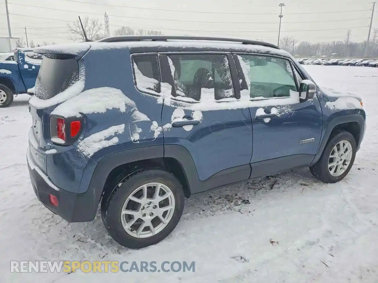 3 Photograph of a damaged car ZACNJDD13MPN31977 JEEP RENEGADE 2021