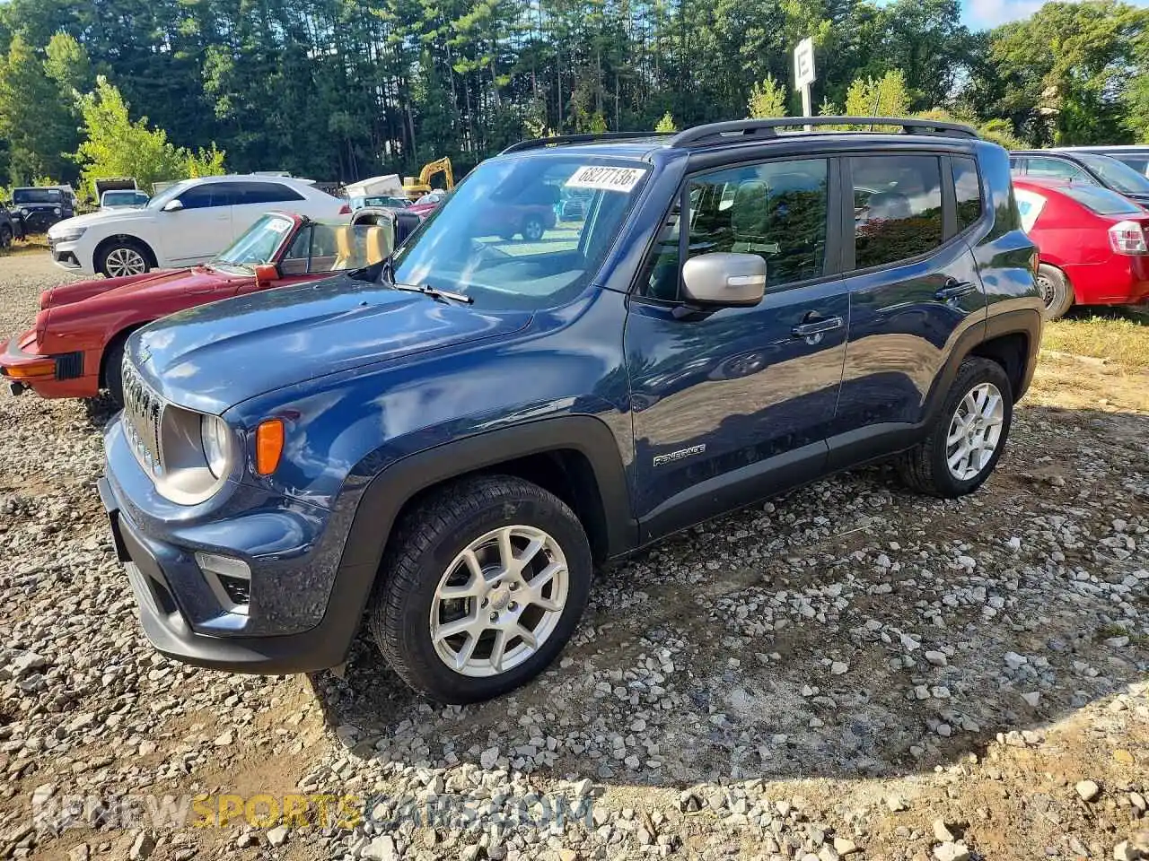 1 Photograph of a damaged car ZACNJDD14MPM71546 JEEP RENEGADE 2021