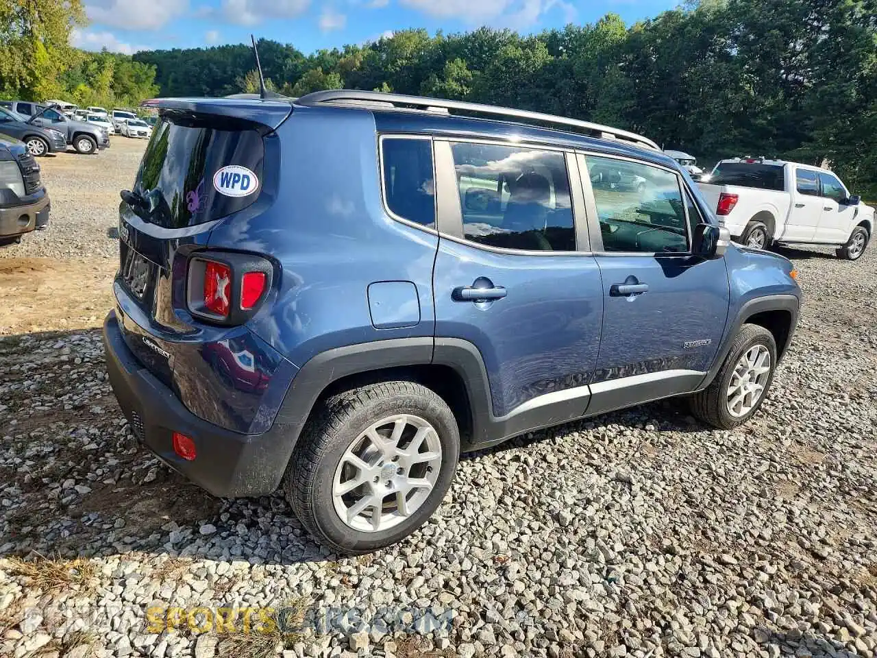 3 Photograph of a damaged car ZACNJDD14MPM71546 JEEP RENEGADE 2021