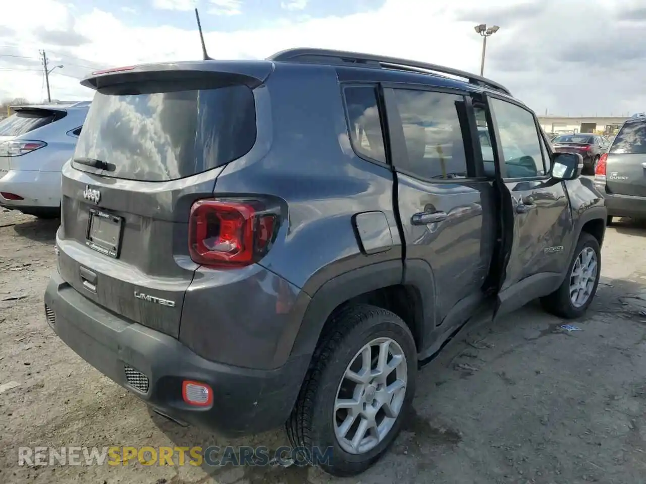 3 Photograph of a damaged car ZACNJDD14MPN32054 JEEP RENEGADE 2021